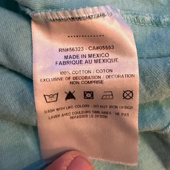 Jordan Teal T-Shirt with Red Logo - Picture 9 of 10